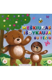 Meškiukas išdykauja su tėčiu ( knyga su defektu)